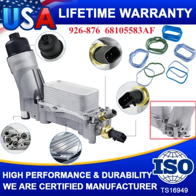 Conjunto de carcasa de filtro de aceite de aluminio 926-876 para Dodge Grand Caravan 11-16 3,6 L Foto 1 de 4