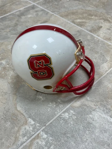 Vintage Riddell NC State NCSU University Wolfpack Football MINI Helmet Block S Cover
