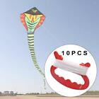 10x D Shape Flying Kite Handle with Line 30meters Kite String Outdoor Sports