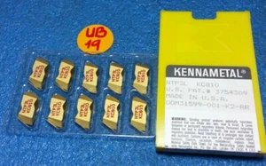 INSERTOS DE CARBURO KENNAMETAL NTP3L KC810 10 PIEZAS - Imagen 1 de 1
