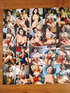 Pinup woman Lot postcard Nude Art Naked 20 pcs new a - Imagen 1 de 4