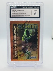 1995 Topps Finest Hot Stuff Anfernee Hardaway #HS4 Orlando Magic HOF CGC 6 - Picture 1 of 2