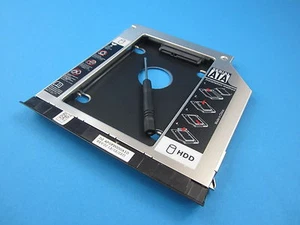 Ultrabay 2.HDD SATA Adaptateur Dell Latitude E6420 E6430 E6520 E6530 9,5mm - Afbeelding 1 van 4