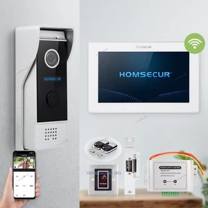 HOMSECUR WIFI Video Door Phone Intercom Doorbell External Memory Motion Detectio - Picture 1 of 11