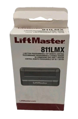 LiftMaster 811LMX Remote 2-Pack 1-Button Dip Switch Garage Opener - New - Image 1 of 4
