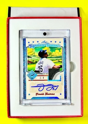 2025 Leaf Seasons in The Sun Frank Thomas PATCH AUTO 3/4 SP - HOF Patch Auto SP - Image 1 of 4