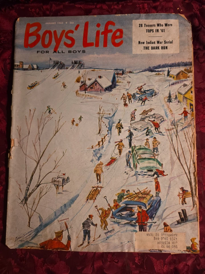 BOYS LIFE SCOUTS January 1962 Robert Edmond Alter Carl Henry Rathjen Foto 1 de 1