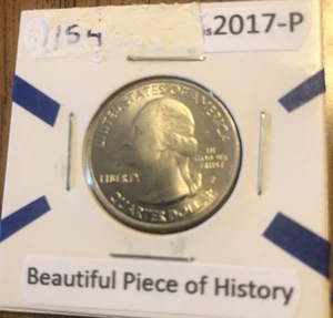 2017 P Ellis Island NJ Proof Clad America The Beautiful National Parks N013 - Picture 1 of 2