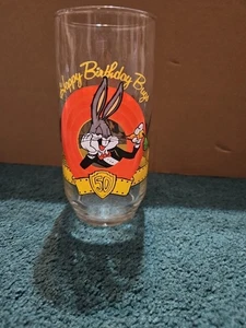 Vintage Happy Birthday Bugs Bunny Glas 50. Jubiläum Warner Bros Looney Tunes - Bild 1 von 6