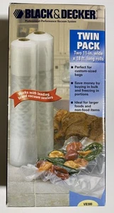 Black & Decker Sacchetti Sigillanti Sottovuoto Conservazione Alimenti 2 - 11”X 18’ Rotoli Weston Cabelas - Foto 1 di 2