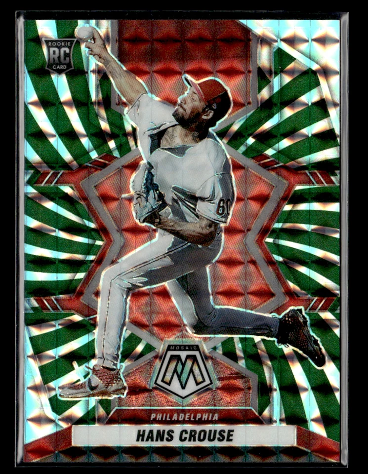 Hans Crouse 2022 Mosaic Green Swirl Prizm RC 1/12 #236 - Image 1 of 2