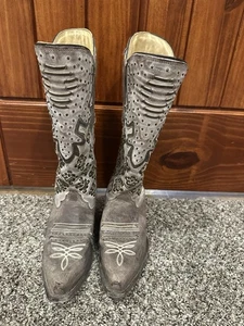 Women’s Size 7.5 Corral Cowgirl Boots. Distressed - Picture 1 of 10