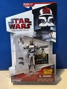 Clone Commander Stone CW44 STAR WARS The Clone Wars TCW SIN USAR, EN CAJA NUEVO - Imagen 1 de 1