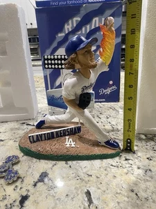 12” RARE! Clayton Kershaw Los Angeles Dodgers FOCO Bobblehead 3000 Retirement - Picture 1 of 15