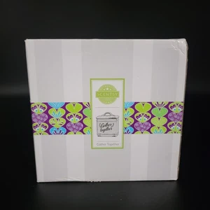 Authentic Scentsy "Gather Together" Full Size Wärmer New Country Kanister - Bild 1 von 8