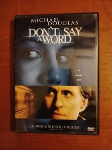 Don't Say A Word DVD *Disc ONLY  - Foto 1 di 3