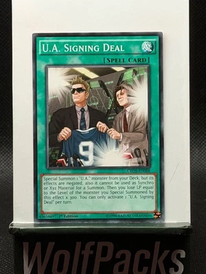 Yu-Gi-Oh! TCG Crossed Souls - U.A. Signing Deal #CROS-EN088 1st Edition - Image 1 of 2