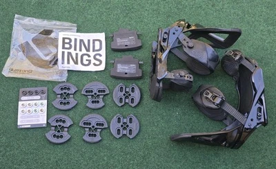 Burton Cartel Bindings Size Large Black EXCELLENT CONDITION + Accessories LOOK ! - Image 1 of 4