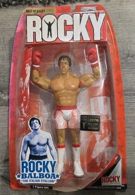 JAKKS PACIFIC ROCKY BALBOA 6" FIGURE BEST OF ROCKY POST FIGHT 2007 NEW *US - Image 1 of 4