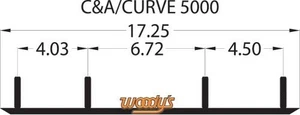 Woodys 4" Carbide Runners for all C&amp;A Pro (exc. Mini) &amp; Curve Skis - Picture 1 of 6