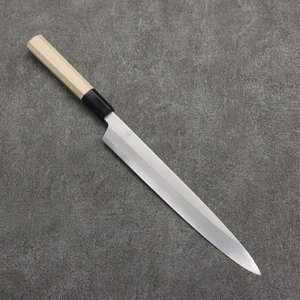Kikuzuki Ginsan Steel Gradient Yanagiba Knife 240mm with Magnolia Handle - Picture 1 of 6