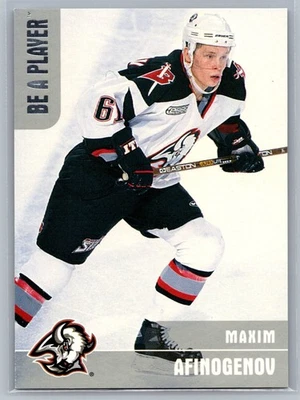Maxim Afinogenov 1999-00 Be a Player Memorabilia Silver /1000 (b) #350 - Image 1 of 2