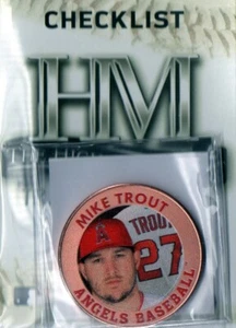 2021 MLB Highland Mint Series 1 Coin Mike Trout Los Angeles Angels - Picture 1 of 2