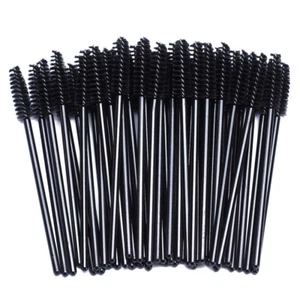 100 Pcs Disposable Eyelash Spoolies Brush Mascara Applicator Lash Wand Lashes Br - Picture 1 of 12