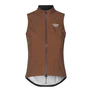 Pas Normal Studios Womens Cycling Gilet Vest Brown Windproof Essential Shield - Picture 1 of 6