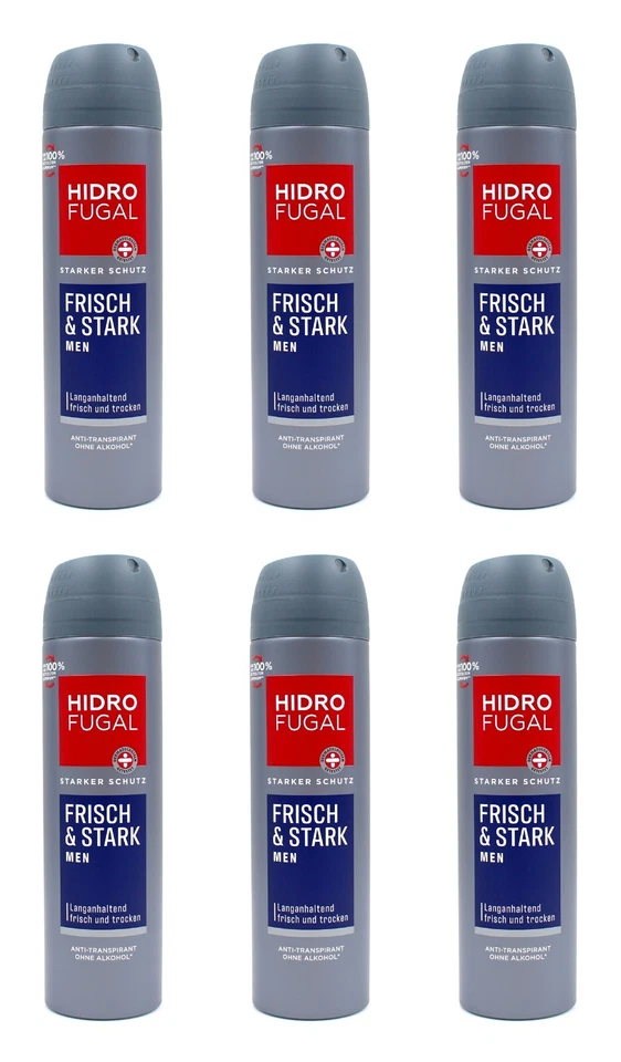 HidroFugal Men Frisch & Stark Anti-Transpirant , 6x150ml EAN4006000088587