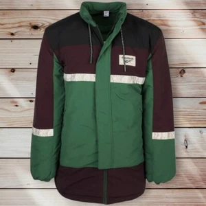 Reebok Herren Polyfil Jacke Größe Small Grün. Neu mit Etikett Einzelhandel $ 150,00 - Bild 1 von 4