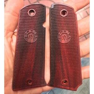 Empuñadura para pistola artesanal LAMA 1911 tamaño THAI ébano corazón TH - Imagen 1 de 1