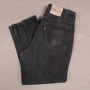 Levi's Loose 545 Brown Tab Men's 36x29 (33x27) Faded Black Wing 90's Vintage - Bild 1 von 20