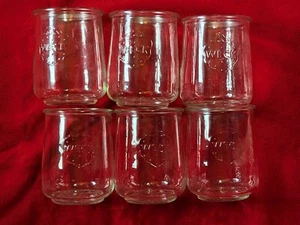 Weck 1 Liter Dekogläser, einzigartiger Stil; zum Einmachen, Aufbewahren, 6er Set - Bild 1 von 8