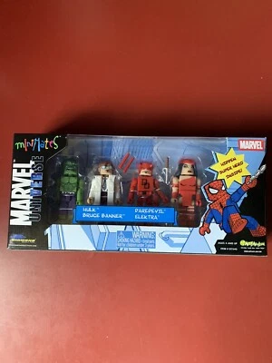 Marvel Universe Minimates (ArtAsylum) cuatro 4 figuras de acción + una 1 desconocida Foto 1 de 4