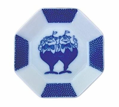 Plato pequeño Sango Toki Disney Sometsuke Mamezara 83 mm Dee Dum Alice 3230-110 Foto 1 de 2