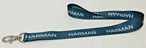 Cordino verde acqua Harman con clip grosgrain morbido - SWAG NUOVO - Foto 1 di 2