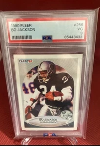1990 BO JACKSON FLEER #256 PSA 3 Great Card For A Raiders Fan🔥🔥 - Picture 1 of 2