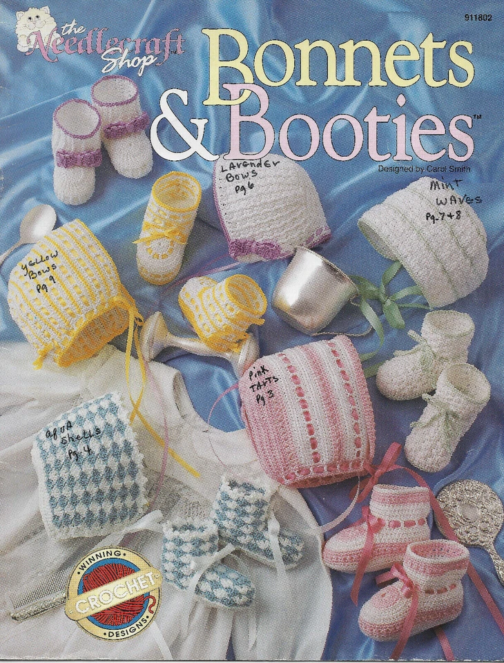 Crochet BONNETS & BOOTIES #911802 The Needlecraft Shop - Image 1 of 1