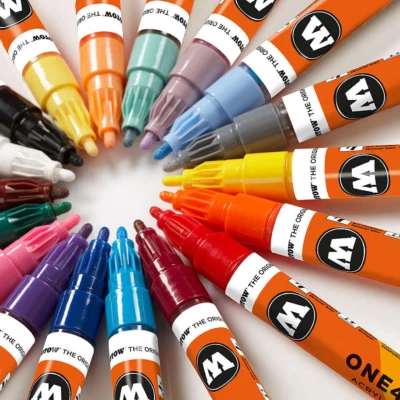 Molotow ONE4ALL 127HS 2MM Single Acrylic Paint Markers Graffiti Art Supplies  - Image 1 of 4