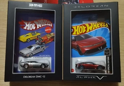 Hot Wheels Cofanetto DeLorean DMC-12 E DeLorean Alpha5 - Immagine 1 di 4