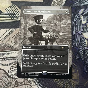 Swords To Plowshares Borderless MTG Single, Secret Lair Promo 0020 Near Mint - Picture 1 of 4