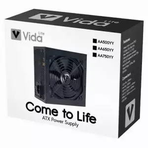 VIDA Black PSU Netzteil 500W/650W/750W Computer Desktop PC ATX 120mm Lüfter - Bild 1 von 16