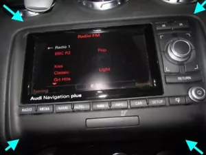 AUDI TT NAVIGATION PLUS SATNAV CD PLAYER PRISTINE CONDITION 8J 2011 GENUINE MK2 - Picture 1 of 24