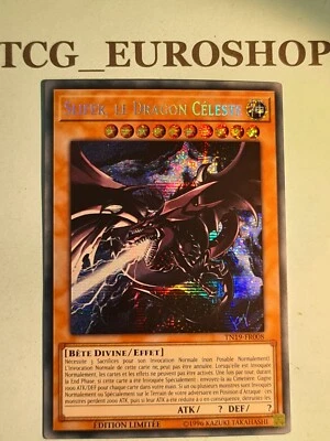 SLIFER THE SKY DRAGON▪︎YUGIOH▪︎TN19▪︎FRENCH▪︎SECRET RARE▪︎LIMITED ED▪︎NM #3032 - Image 1 of 2