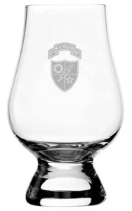 Etched Laser Art 2nd Ranger Division Military Etched Glencairn Whisky Glass - Bild 1 von 2