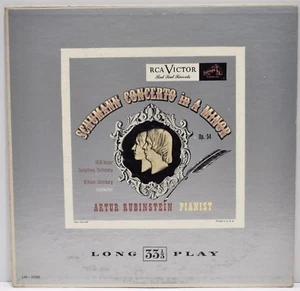 Artur Rubinstein "Schumann Piano Concerto in A Minor" LP RCA Victor LM-1050 1950 - Imagen 1 de 5
