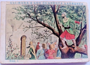 ALI BABA Y LOS CUARENTA LADRONES,25 CROMOS ANTIGUOS - Imagen 1 de 10