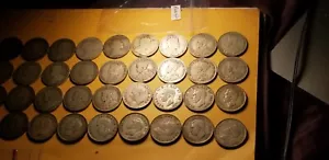 Big Collection Of 36 Rare Silver 25 Cents Canada Coins King George,Edward Id16. - Picture 1 of 12