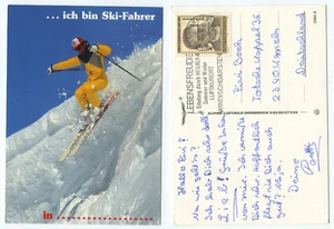 20867 - Ich bin Skifahrer - Ansichtskarte, gelaufen - Picture 1 of 1